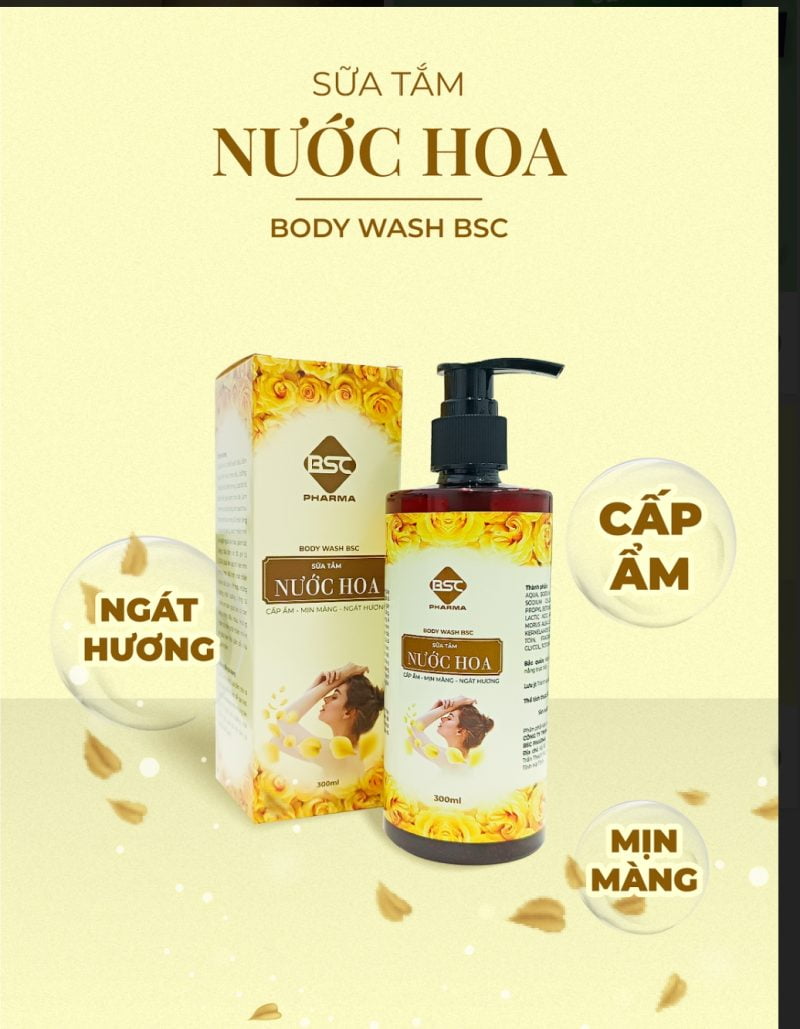 SỮA TẮM NƯỚC HOA BODY WASH BSC